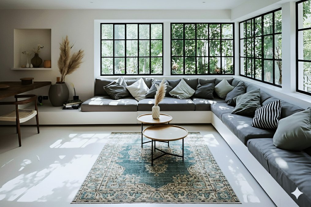 Μπουαμπού vintage - Χαλί - 210 cm - 120 cm - Με πιστοποιητικό #3.2