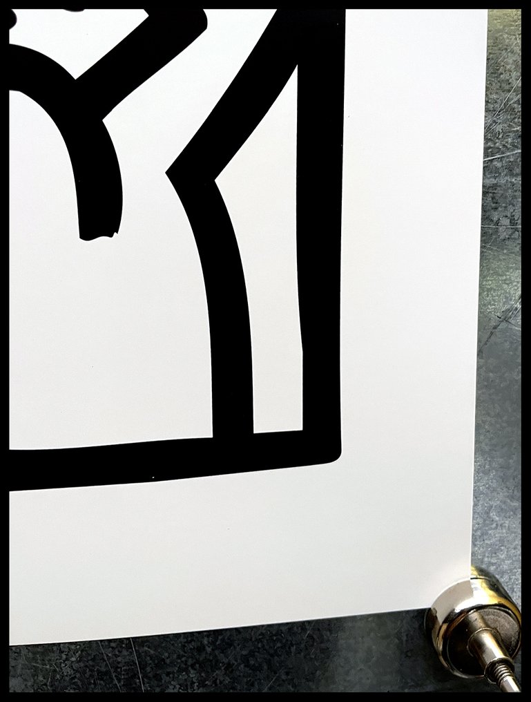 Keith Haring - Manifesto, Poster Arte 'Haring - Untitled 1986 (Cuore Sollevato)' #3.2