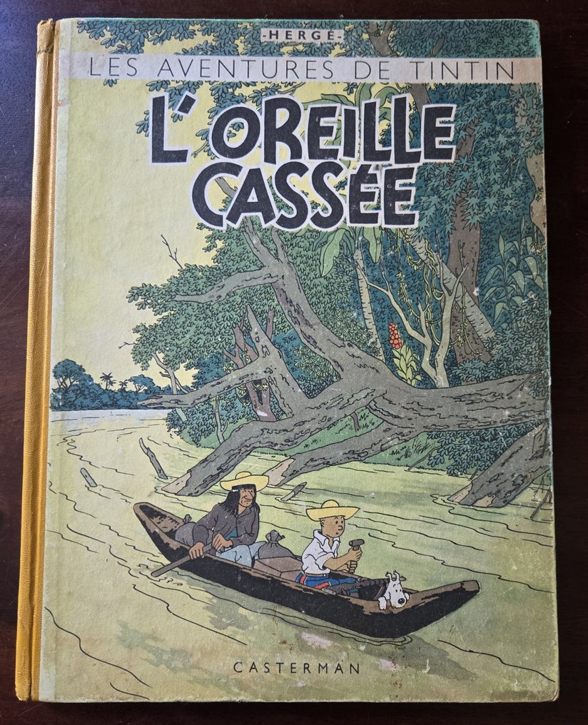 Tintin T6 - L'oreille cassée (A23bis) - C - 3e édition couleur - 1 Album - Réédition #1.0