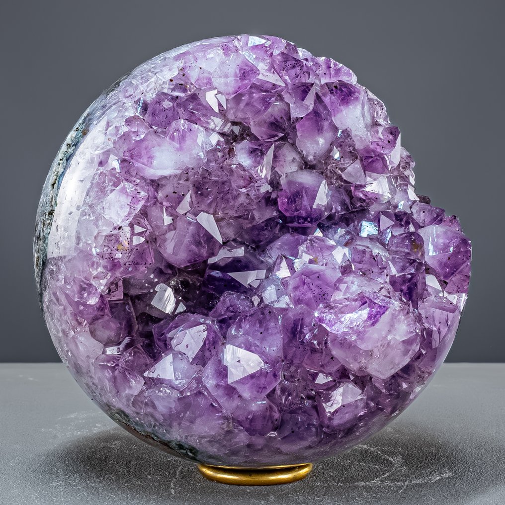 Amethyst sphere with druzy – magic in perfect form Sphere - of the highest quality, Bolivia- 4205.6 g #1.0