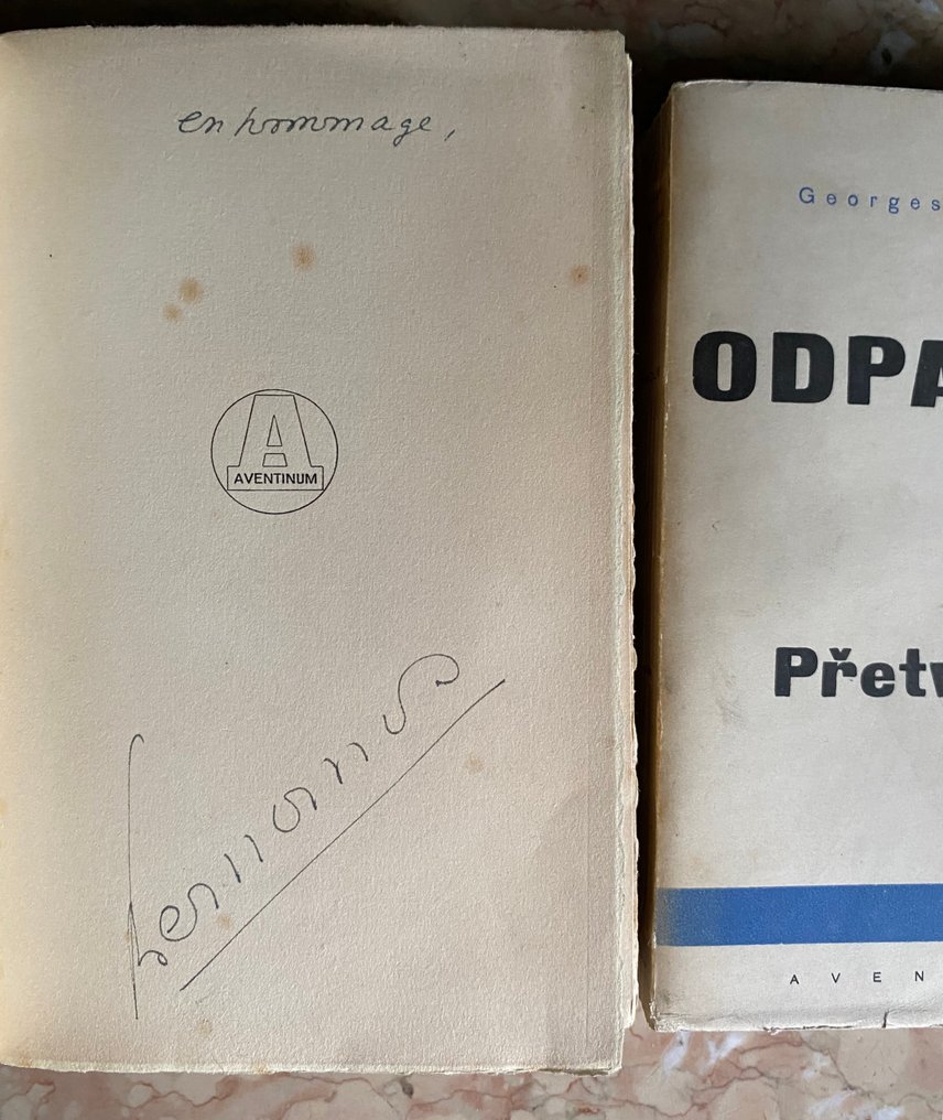Signed, Georges Bernanos - L'Imposture (1927) & La Joie (1928) - 1931 #3.2