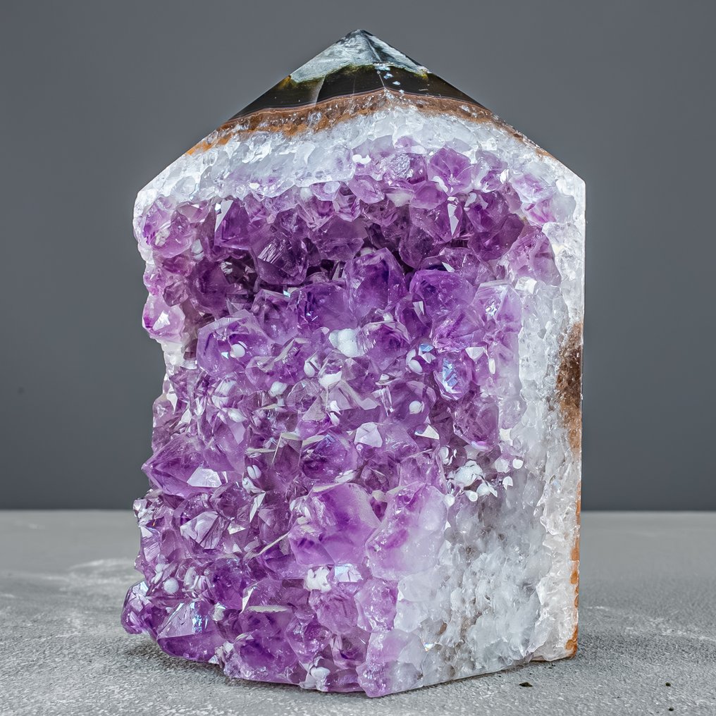 紫水晶方尖碑——完美形态的水晶能量 方尖碑- 1168.36 g #3.2