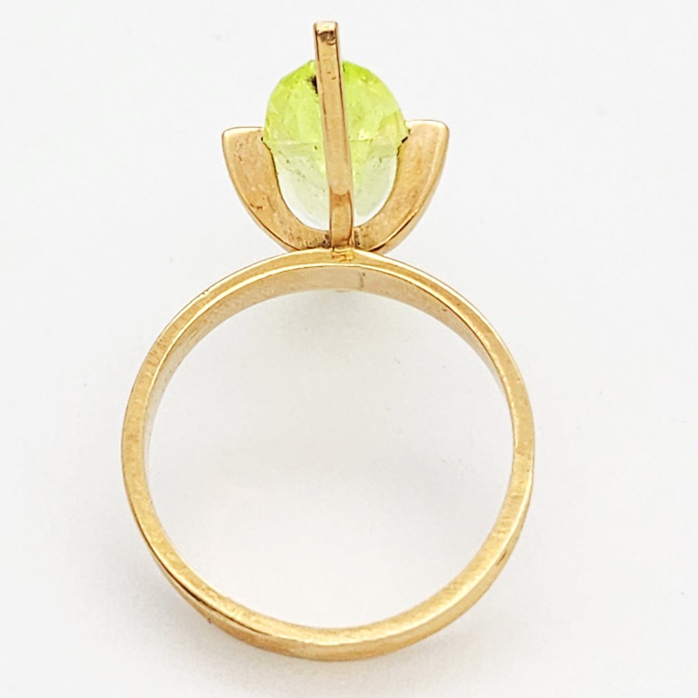 Anello - 18 carati Oro giallo -  3.70ct. tw. Berillo #2.1