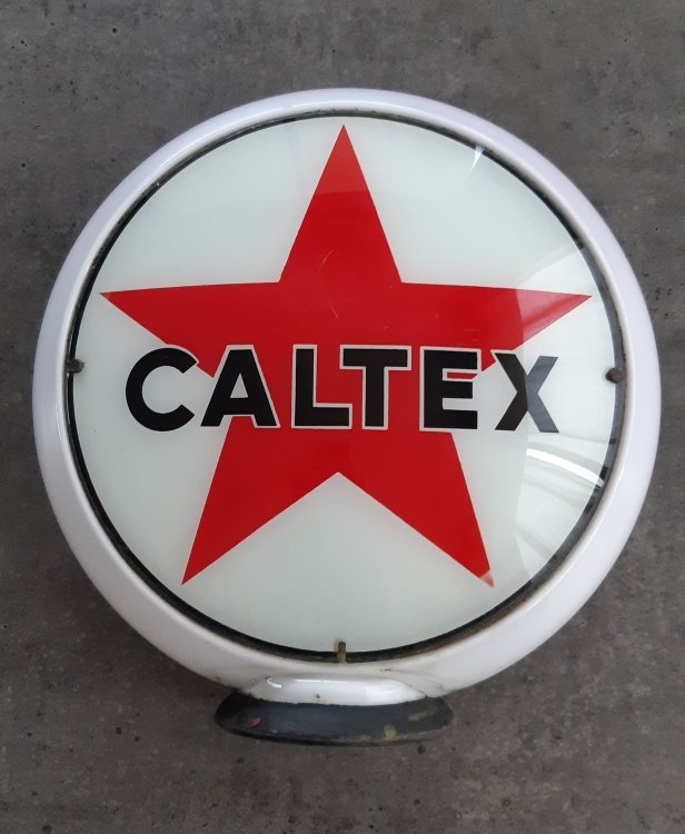 汽油泵 (1) - Caltex - Caltex globe lumineux - 1950-1960 #3.2