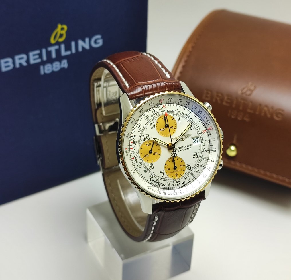 Breitling - Old Navitimer 18K Gold/Steel - No reserve price - Ref. D13022 - Men - 1990-1999 #3.2