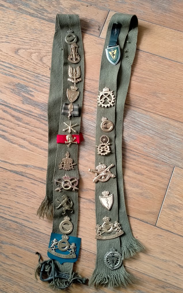 比利时 - 军事勋章 - 不同的比利时军衔标志 #1.0