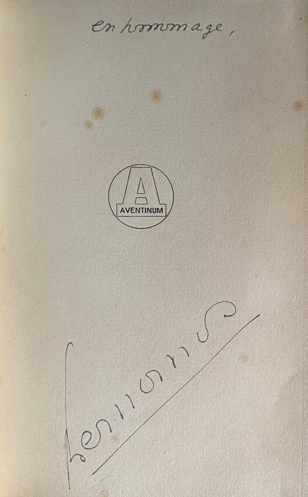 Signed, Georges Bernanos - L'Imposture (1927) & La Joie (1928) - 1931 #2.1