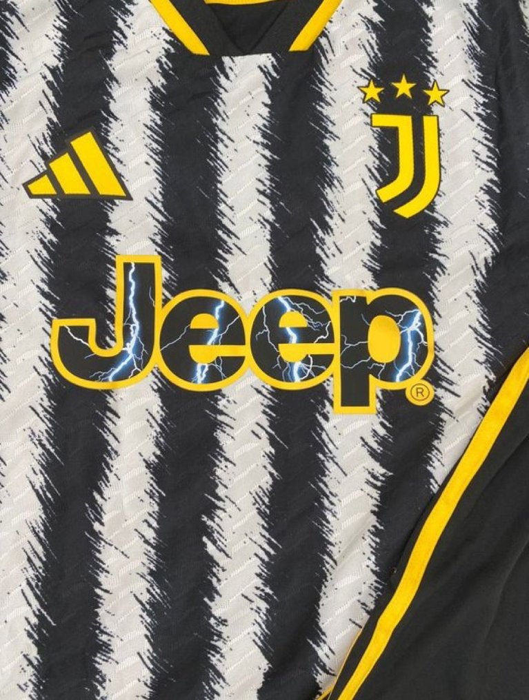 尤文图斯 - 意大利足球联盟 - FEDERICO CHIESA Signed kit - 2023 - 足球衫 #3.2