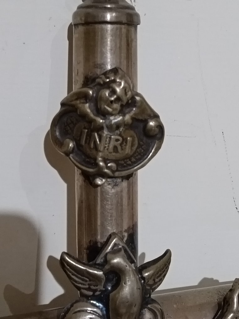 Antic Crucifix - Argint - 1940-1950 #2.1