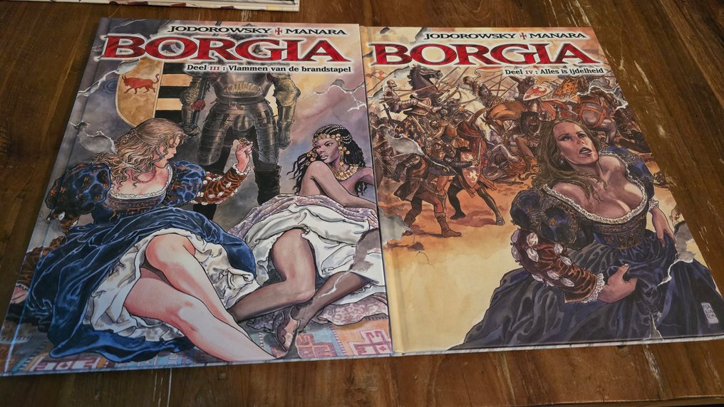 Borgia 1 t/m 4 - Complete reeks HC - 4 Album - EO - 2005/2010 #3.2