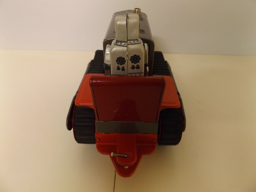 Legetøj Nomura - Legetøjskøretøj Piston Tractor With Robot Figure, Unboxed - 1960-1970 - Japan #3.2