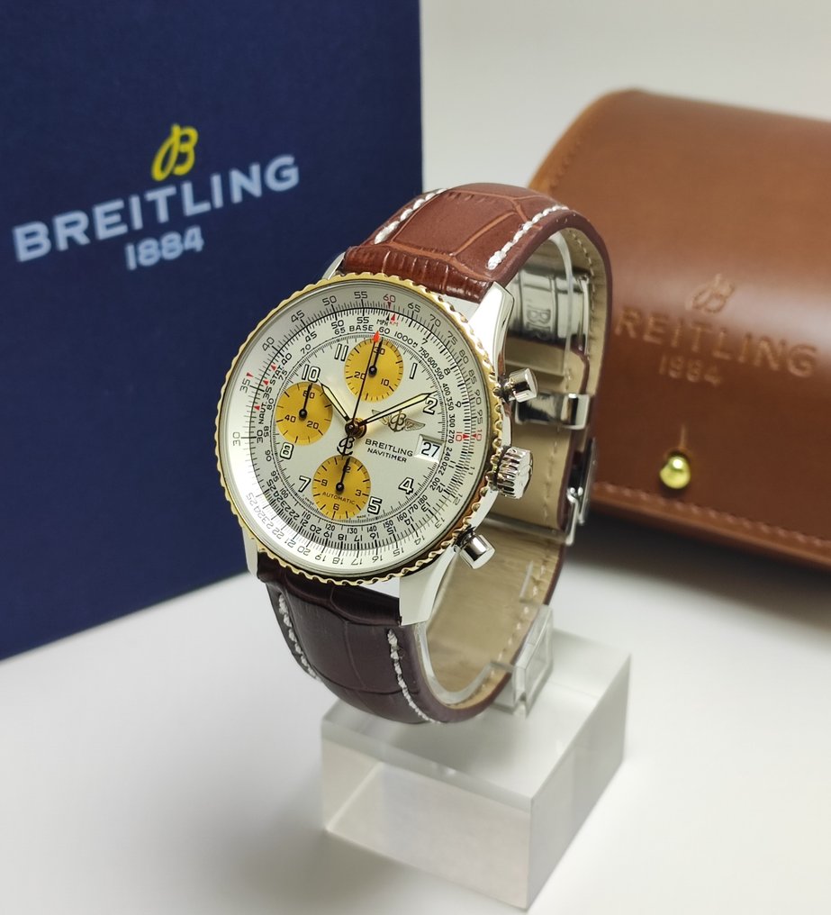 Breitling - Old Navitimer 18K Gold/Steel - No reserve price - Ref. D13022 - Men - 1990-1999 #2.1