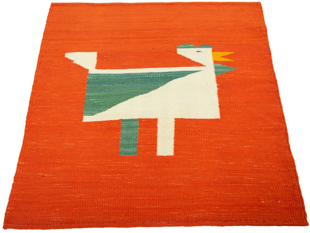 Kelim de designer țesut manual - Obiect de colecție - Kelim - 100 cm - 93 cm #2.1