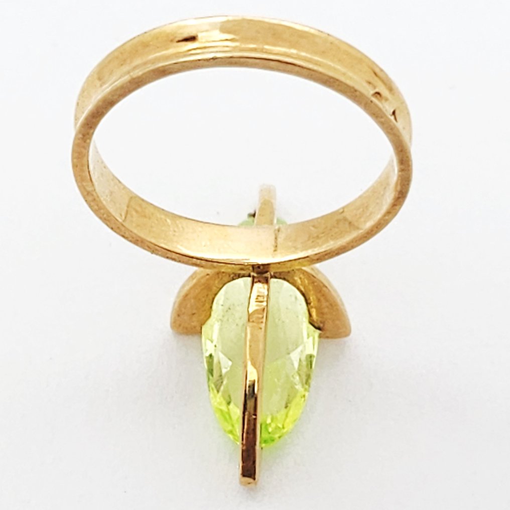 Anello - 18 carati Oro giallo -  3.70ct. tw. Berillo #3.2