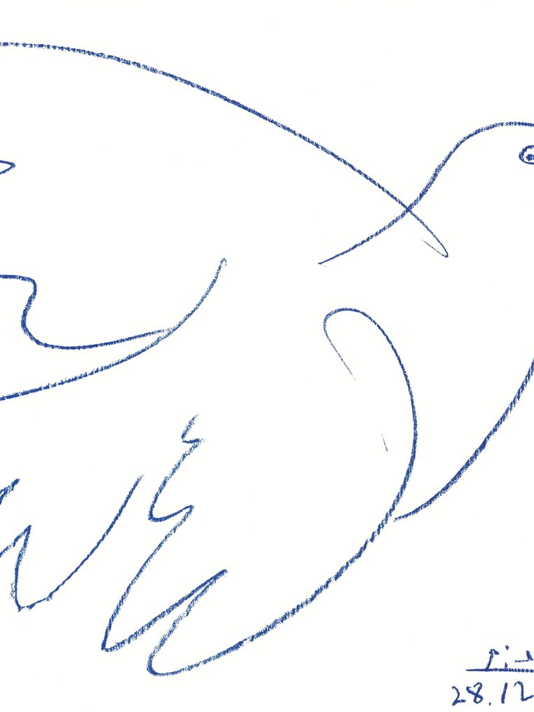 Pablo Picasso (1881-1973), after - Colombe Bleue #2.1