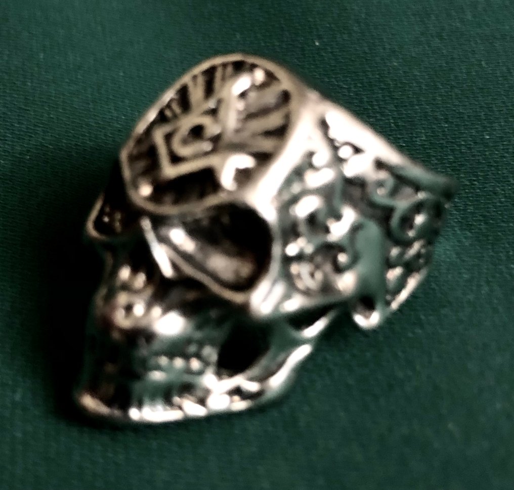 Silber gefüllt - Stapelring - Motorradfahrer-Ring #3.2