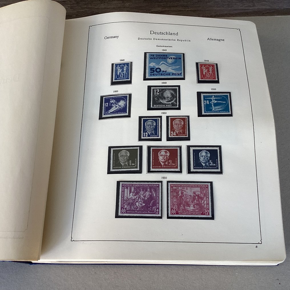 GDR 1949/1968 - Beautiful collection with the Markx blocks, multi-year plan, and Chinese. - Michel 242/1433 #3.2