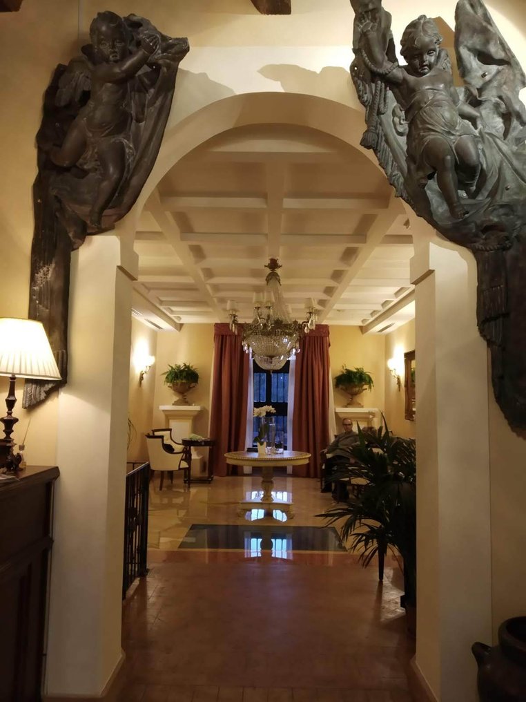 Γλυπτό, Una coppia di cherubini monumentali - 200 cm - Πατιναρισμένος μπρούτζος #3.2