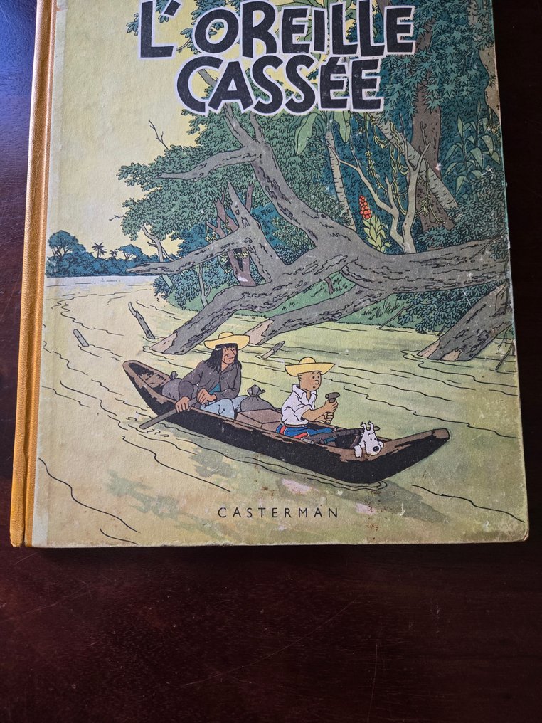 Tintin T6 - L'oreille cassée (A23bis) - C - 3e édition couleur - 1 Album - Réédition #2.1