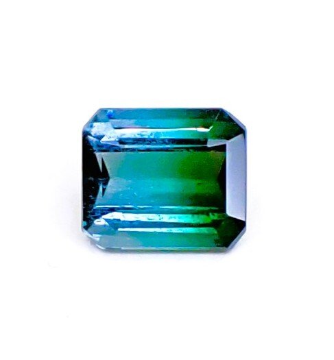 Flerfarget Turmalin - 3.31 ct - Antwerpen laboratorium for edelsten testing (ALGT) - Sjelden to-farget #1.0