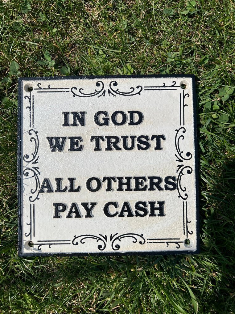 装饰饰品 - 欧洲 - 我们信仰上帝 #4.3