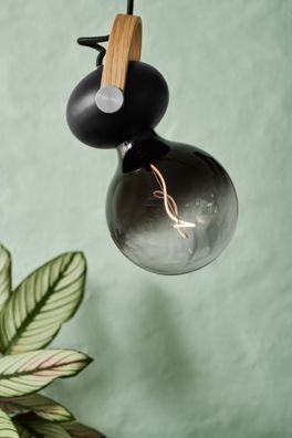 Halo Design - Hängande taklampa (2) - D.C Pendant Socket - Svart ek - Ek - 2 artiklar #1.0