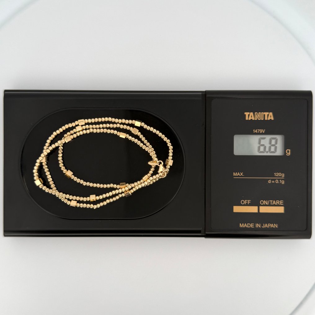 Handmade - Collier - Sfere e pepite - 6.8 g - 18 carats Or jaune #1.0