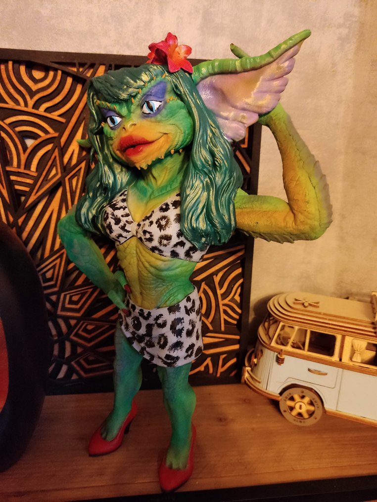 小精靈, Part 2 - The New Batch - Greta - statue, handpainted - Fan made - 41 cm high. #4.3