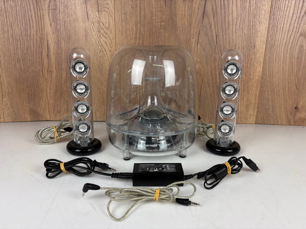 動作品 harman/kardon SOUNDSTICKS WIRELESS Harman Kardon SoundSticks 4 | Sistema de caixas de som Bluetooth