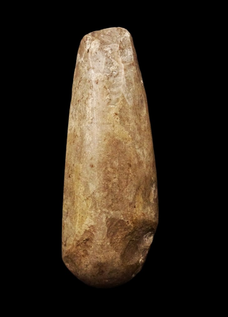 Νεολιθική Μεγάλο τσεκούρι σε πυριτόλιθο, κομμένο και λείανση - Παρισινή λεκάνη - 12,8 εκ.  (χωρίς τιμή ασφαλείας) #3.2