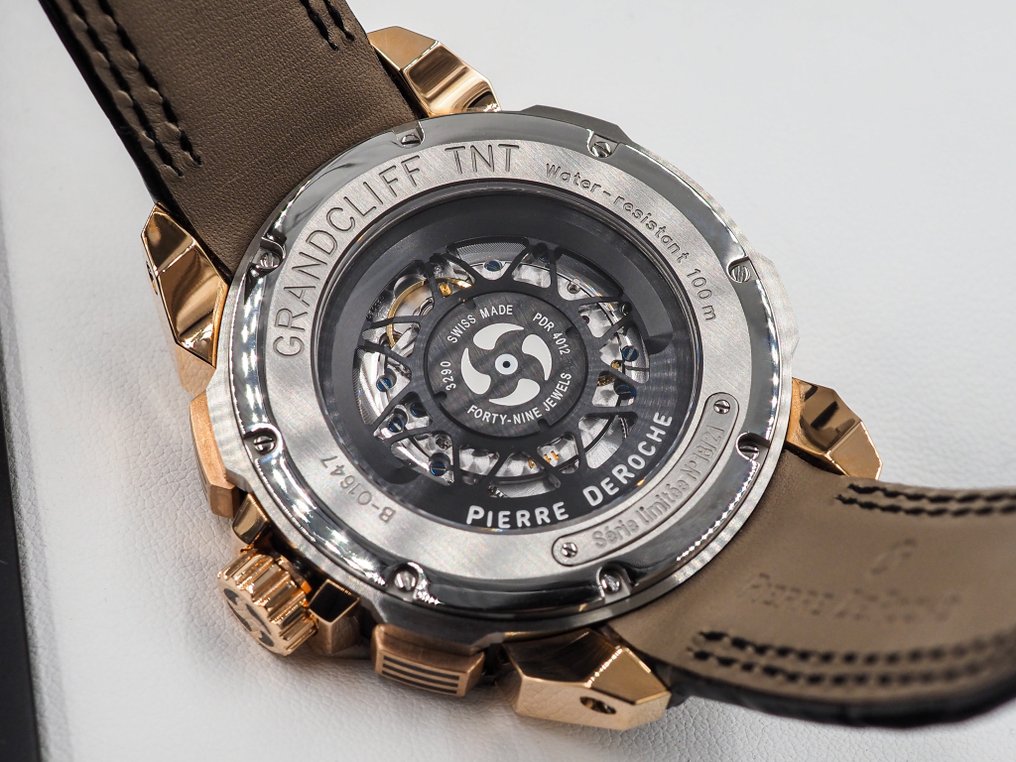 Pierre DeRoche - TNT Penta Gold - BRAND NEW * L.E. of 21 * Flyback Chrongraph * Automatic * - Miehet - 2025 #4.3
