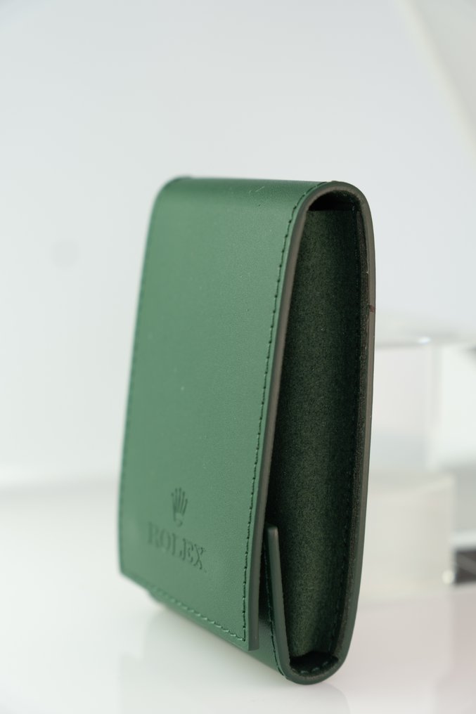 Rolex - Rolex – Green Travel Watch Case – Leather Pouch #1.0
