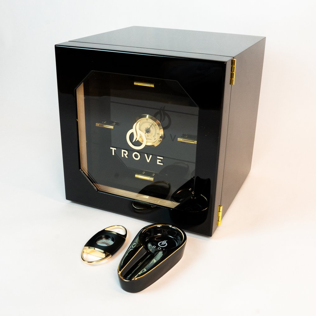 Trove - 保濕煙罐 (4) - knipper - 雪松木 - 雪茄盒带烟灰缸 #1.0