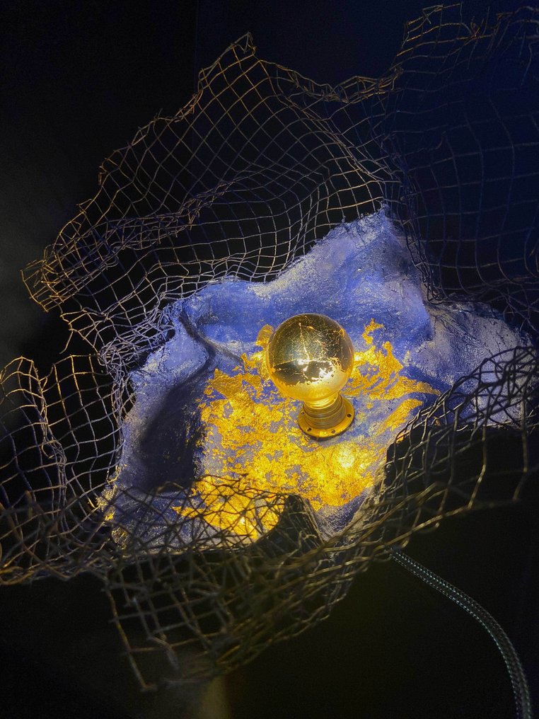 Caroline Schilling - " LUMIÈRE SAUVAGE " - Pièce signée à la main & plaque signature. #2.1