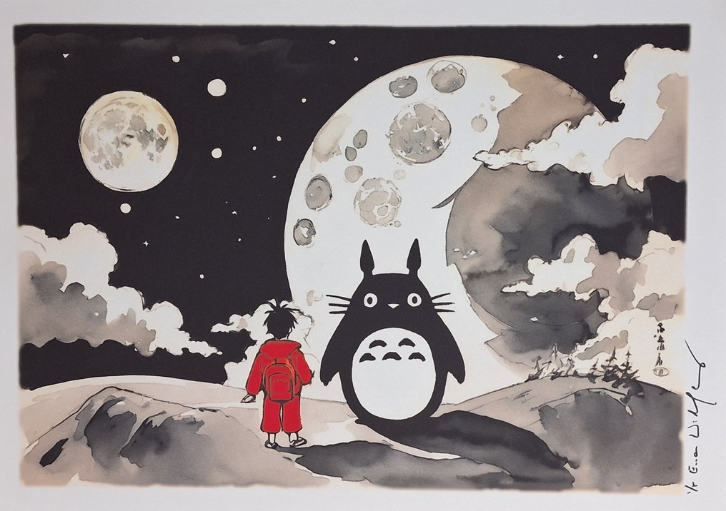 Emma Wildfang - My neighbor Totoro - Watercolor and pencil edition - Large size #2.1