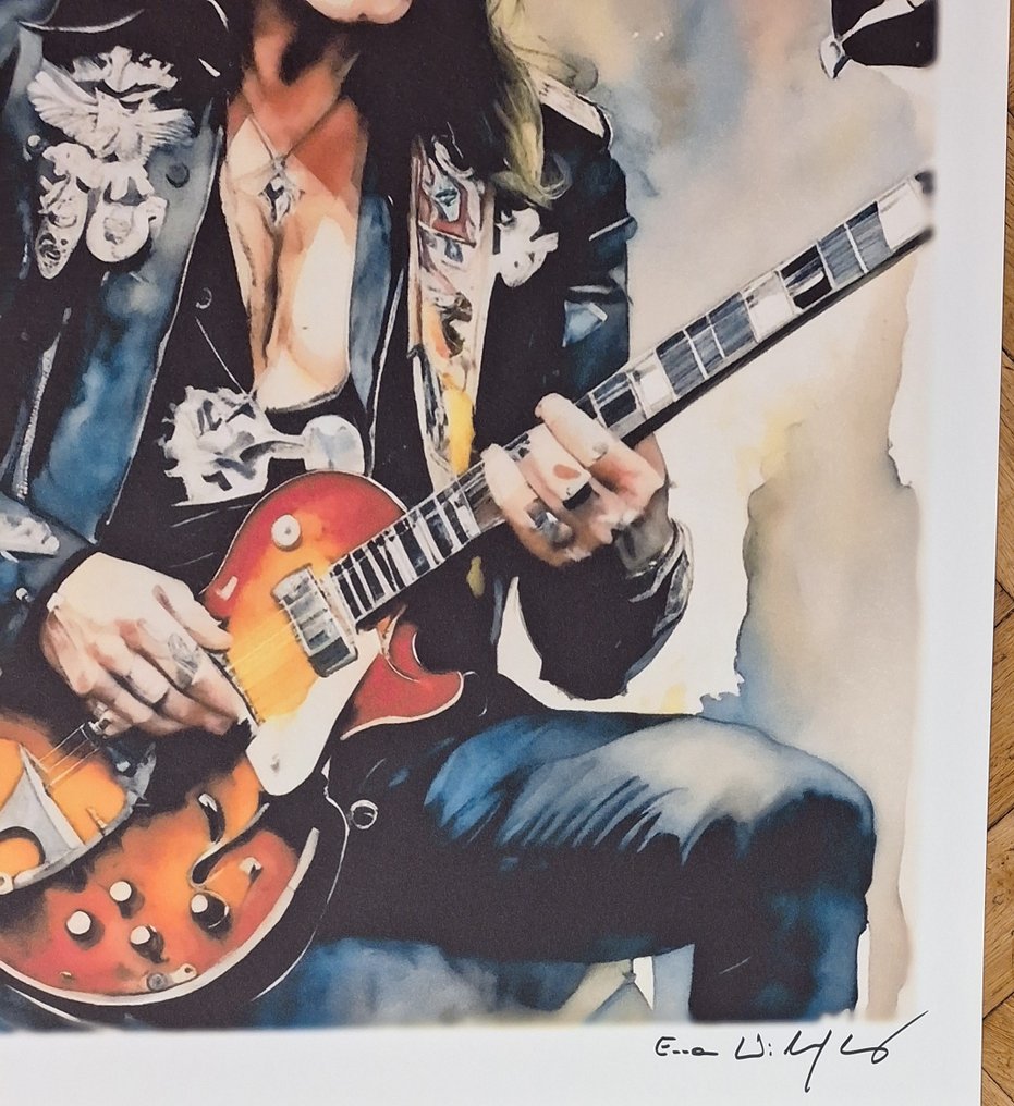 Lemmy Kilmister by Emma Wildfang - Watercolor Edition - Fine Art High-Quality - édition limitée - 2025 #2.1