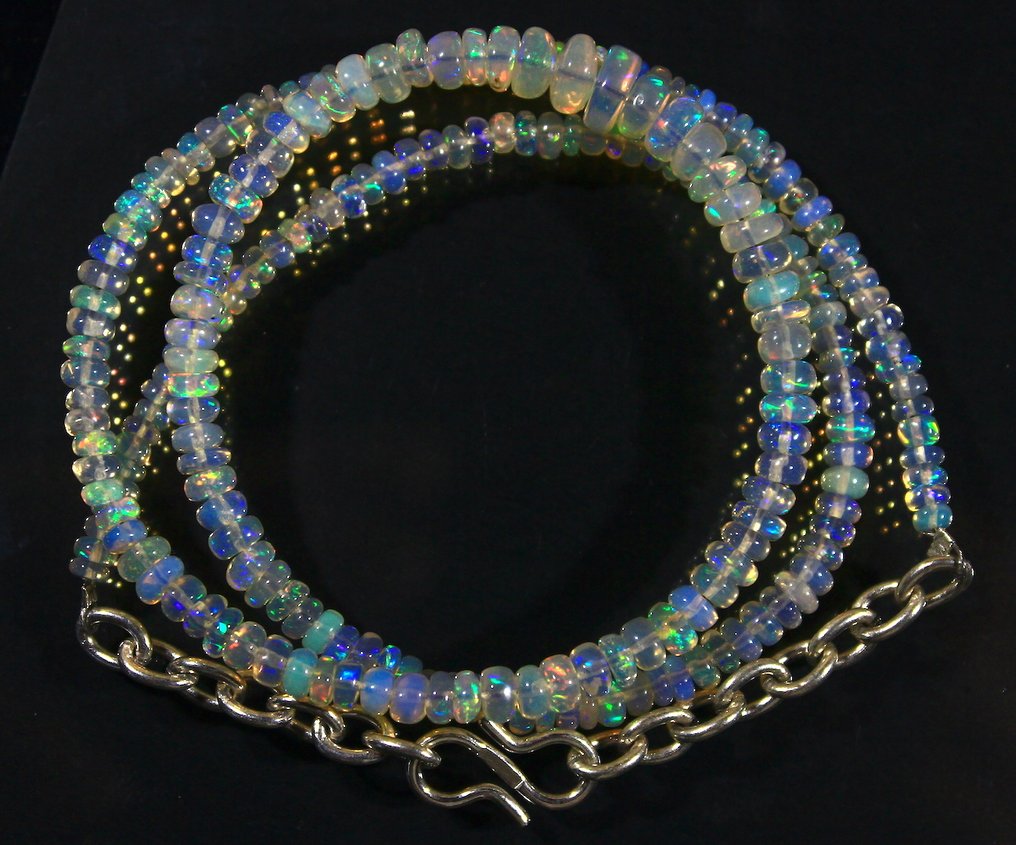 免运费  Ct. 42.0 埃塞俄比亚欧泊 珠子- 8.4 g #4.3