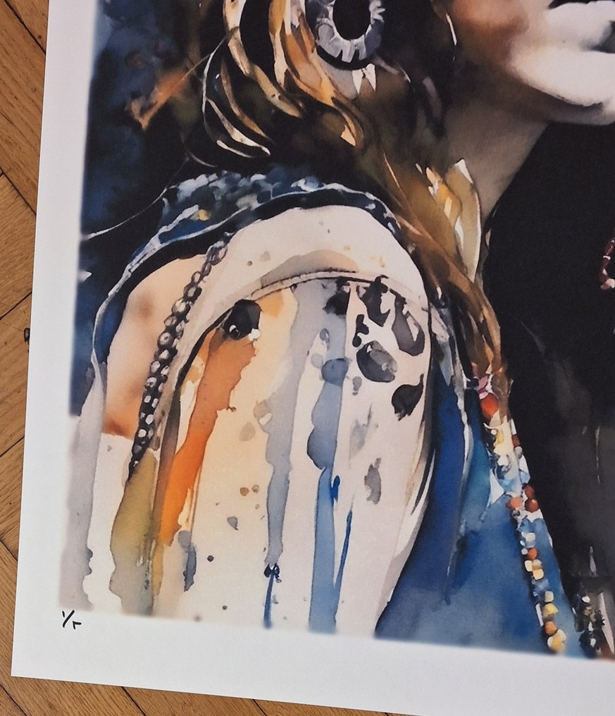 Janis Joplin by Emma Wildfang - Watercolor Edition - Fine Art High-Quality Giclée - Limited edition - 2025 #3.2