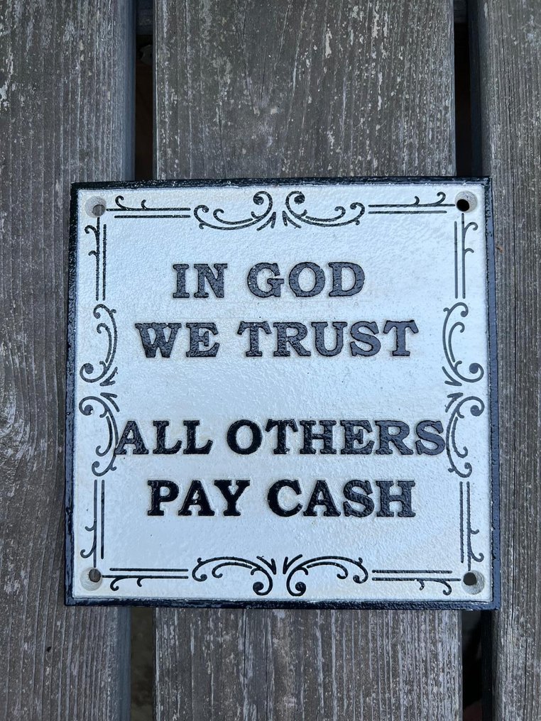 装饰饰品 - 欧洲 - 我们信仰上帝 #1.0