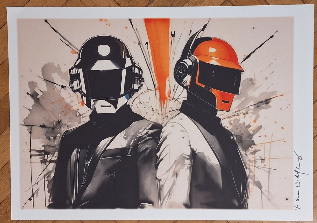Daft Punk by Emma Wildfang - Bauhaus Edition - Fine Art High-Quality Giclée - Περιορισμένη έκδοση - 2025 #1.0