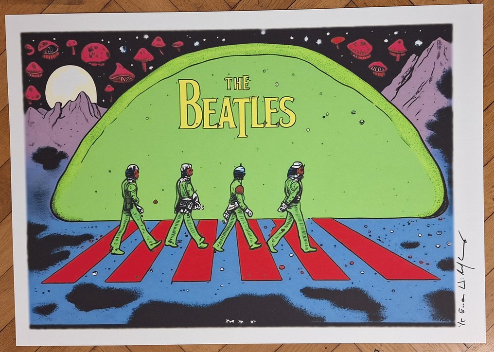 Beatles Abbey Road - Tribute series - Icons Reimagined Keith Haring - by Emma Wildfang - Limited edition - 2025 #1.0