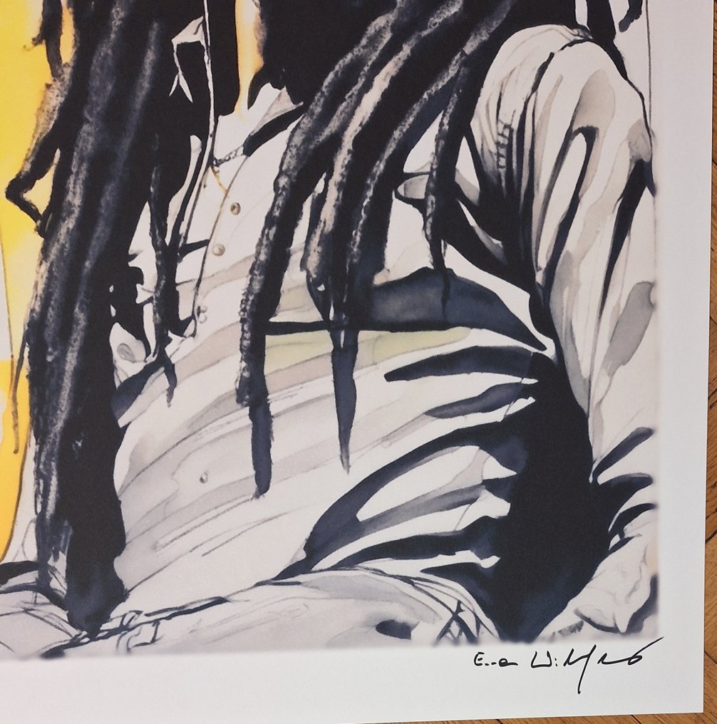 Bob Marley by Emma Wildfang - Watercolor Edition - Fine Art High-Quality - Begrænset udgave - 2025 #2.1