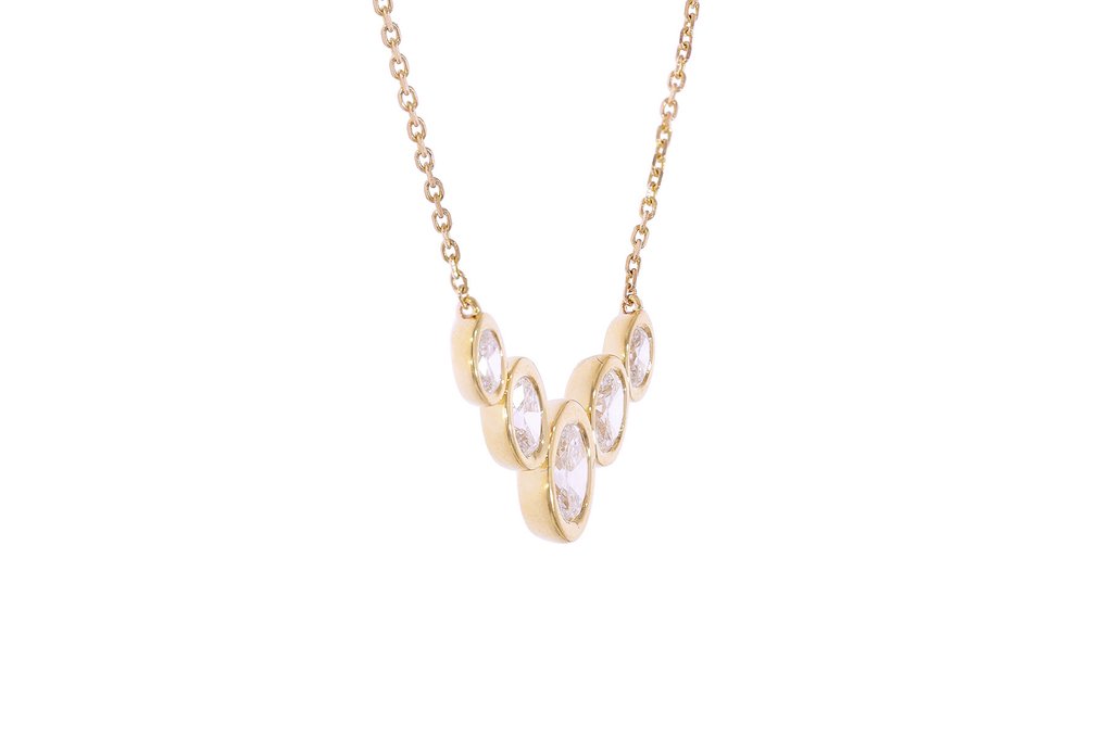 Pendentif - 18 carats Or jaune -  1.12ct. tw. Diamant (Naturelle) - Maison d'Anvers #2.1