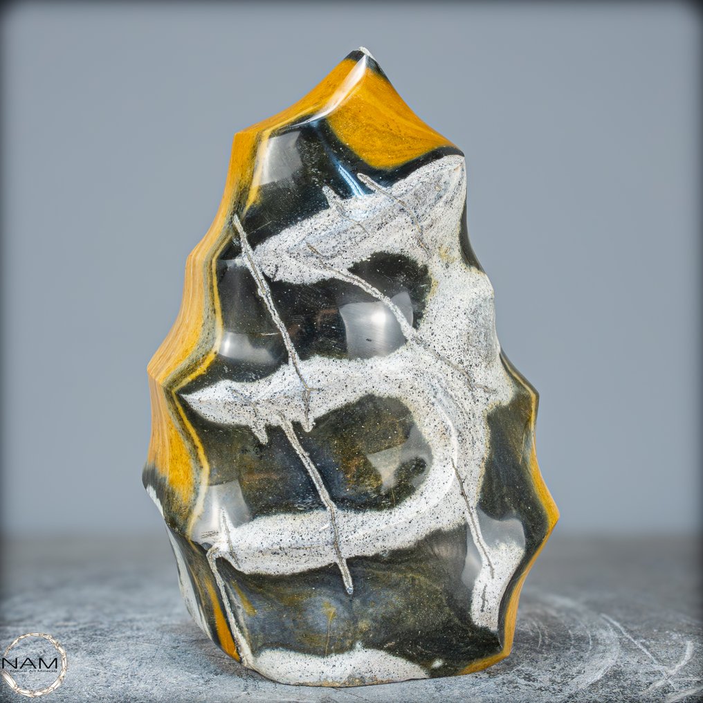 Νέα εύρεση! Σπάνιο φυσικό Τζάππας - Χαλκηδόνιος. Φλόγα- 2673.34 g #4.3