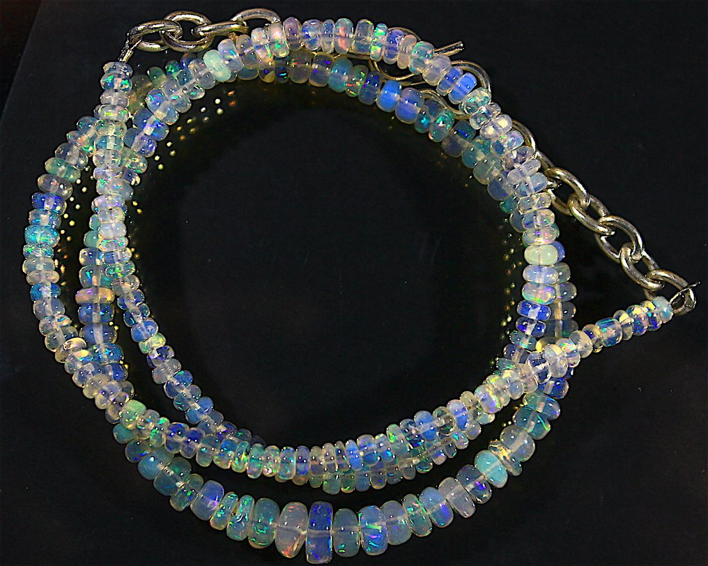 免运费  Ct. 42.0 埃塞俄比亚欧泊 珠子- 8.4 g #1.0