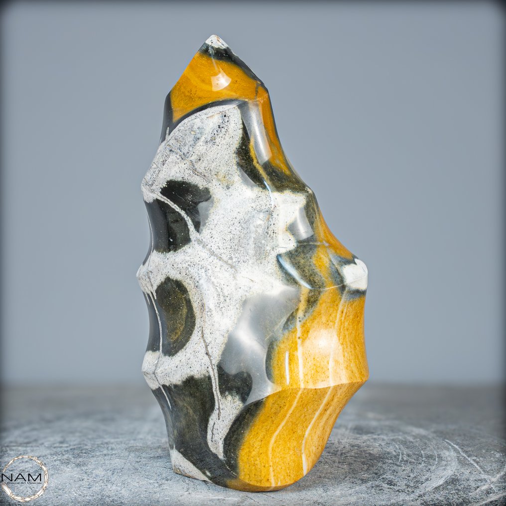 Νέα εύρεση! Σπάνιο φυσικό Τζάππας - Χαλκηδόνιος. Φλόγα- 2673.34 g #1.0