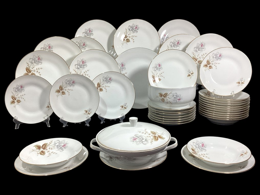 Richard Ginori - Service de table pour 12 (39) - Porcelaine, Or #1.0