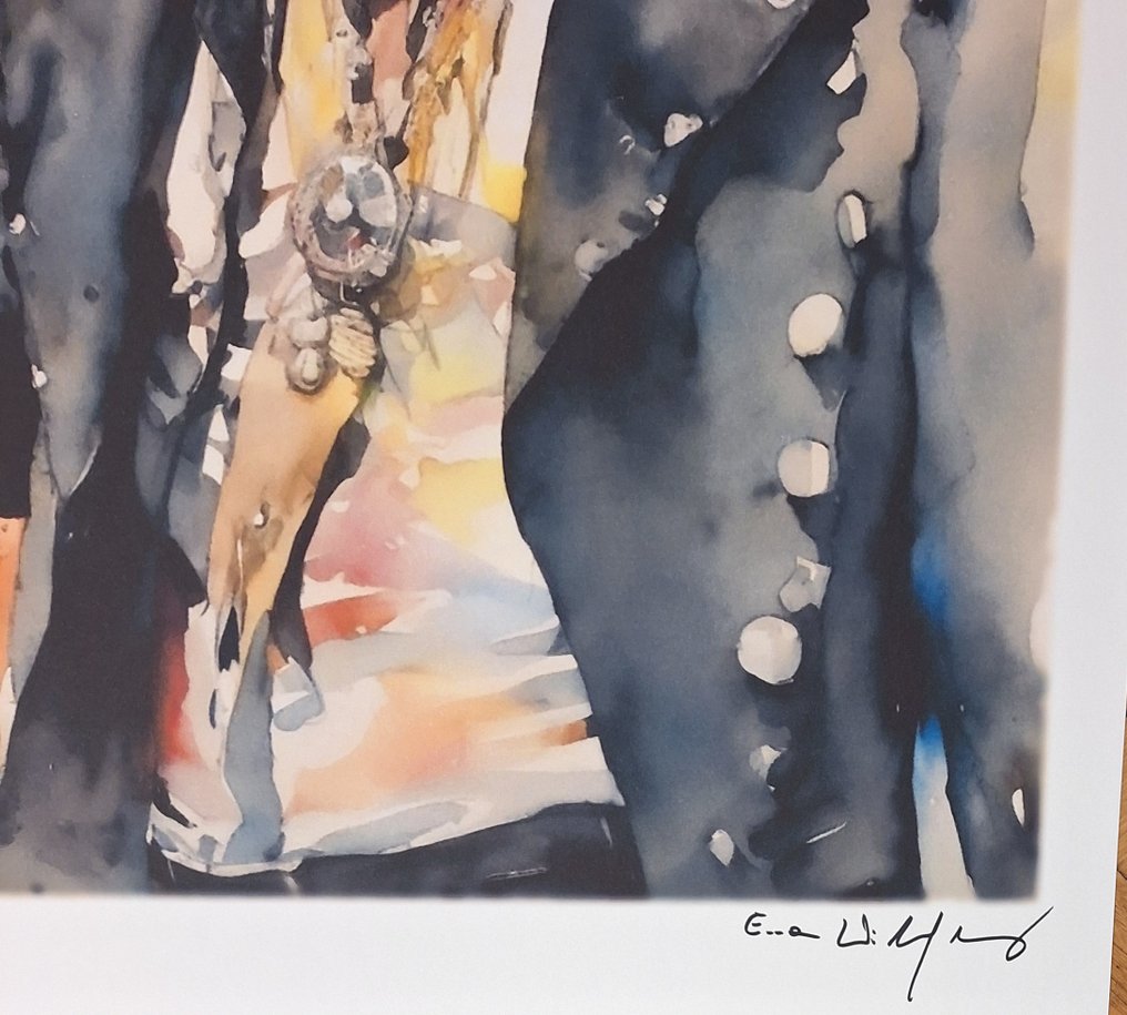 Alice Cooper by Emma Wildfang - Watercolor Edition - Fine Art High-Quality Giclée - Περιορισμένη έκδοση - 2025 #2.1