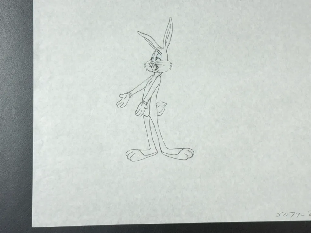 Warner Bros. — Original Bugs Bunny animation drawing (1982)