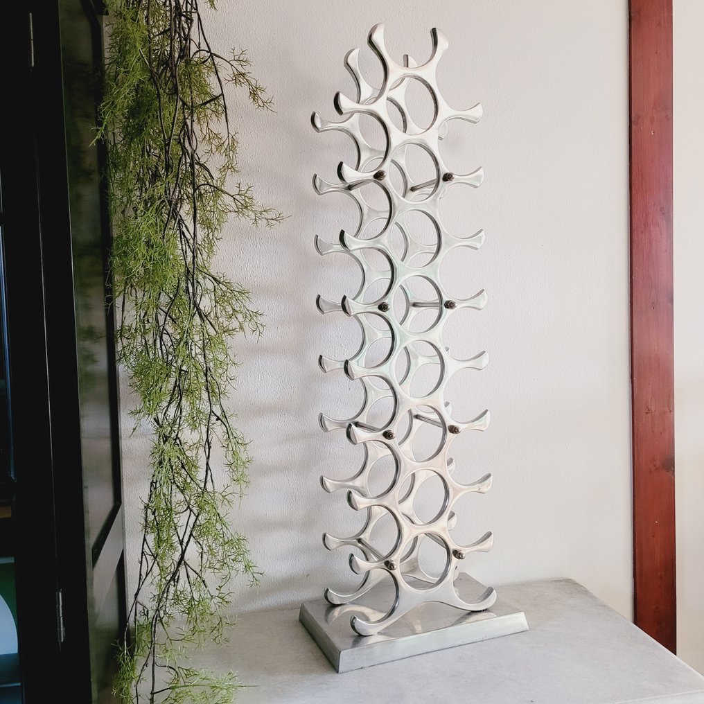 Michael Noll, Design Wijnrek - Botellero - 27 botellas - Aluminio pulido #1.0